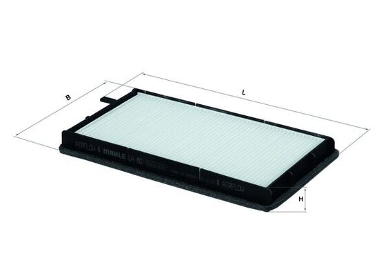 mahleoriginal Filter, Innenraumluft Mahle Original LA 80