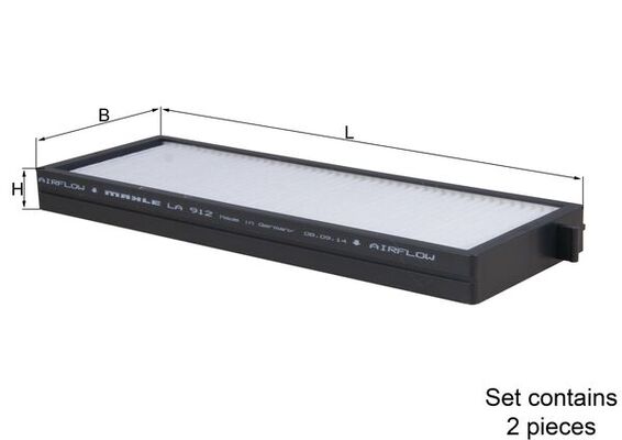 mahleoriginal Filter, Innenraumluft Mahle Original LA 912/S