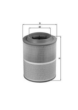 Luftfilter Mahle Original LX 1072
