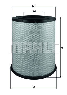 mahleoriginal Luftfilter Mahle Original LX 1587