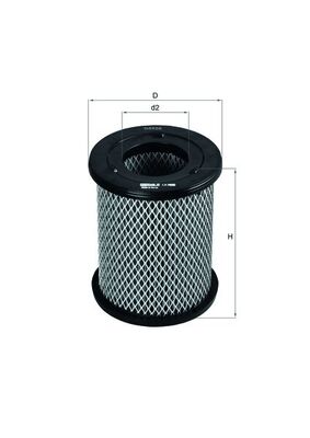 mahleoriginal Luftfilter Mahle Original LX 2000