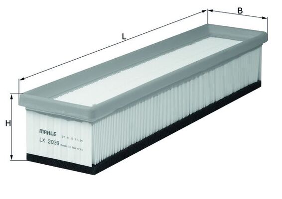 mahleoriginal Luftfilter Mahle Original LX 2039