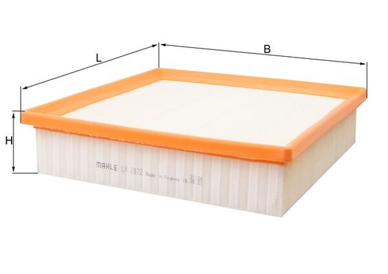mahleoriginal Luftfilter Mahle Original LX 2872