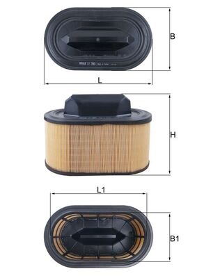 Mahle Original Luftfilter  LX 2966