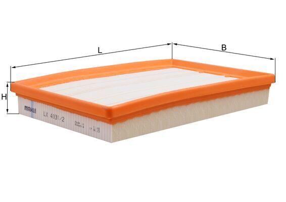 Mahle Original Luftfilter  LX 4031/2