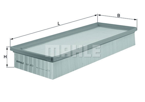 mahleoriginal Luftfilter Mahle Original LX 472