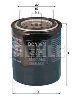 Ölfilter Mahle Original OC 109/1