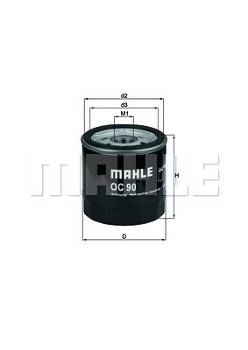 Ölfilter Mahle Original OC 90 OF