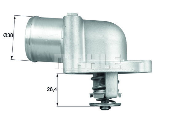 Thermostat, Kühlmittel Mahle Original TI 78 87D