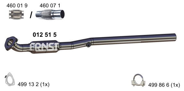 Abgasrohr vorne Ernst 012515