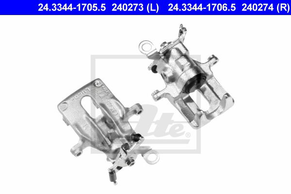 Bremssattel Hinterachse rechts ATE 24.3344-1706.5