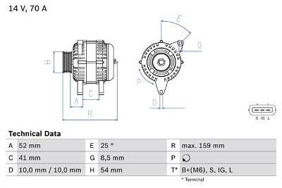 Generator Bosch 0 986 040 471