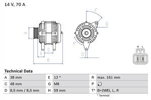 Generator Bosch 0 986 049 570