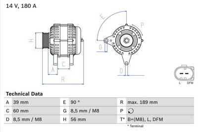 Generator Bosch 0 986 081 230