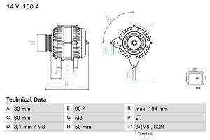 Generator Bosch 0 986 084 690