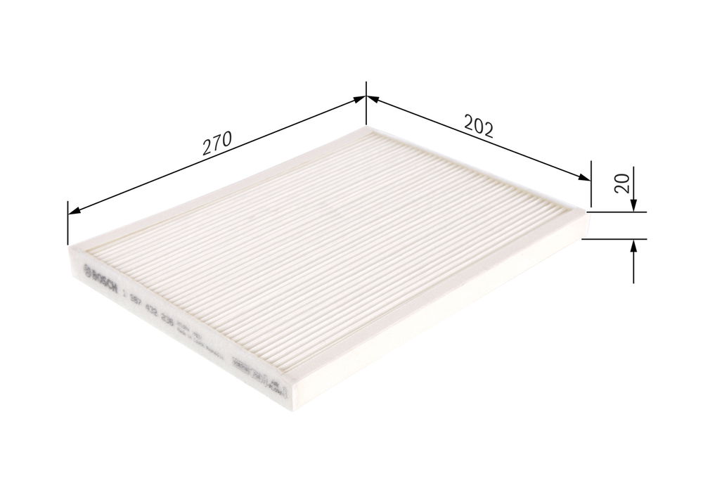 Filter, Innenraumluft Bosch 1 987 432 236