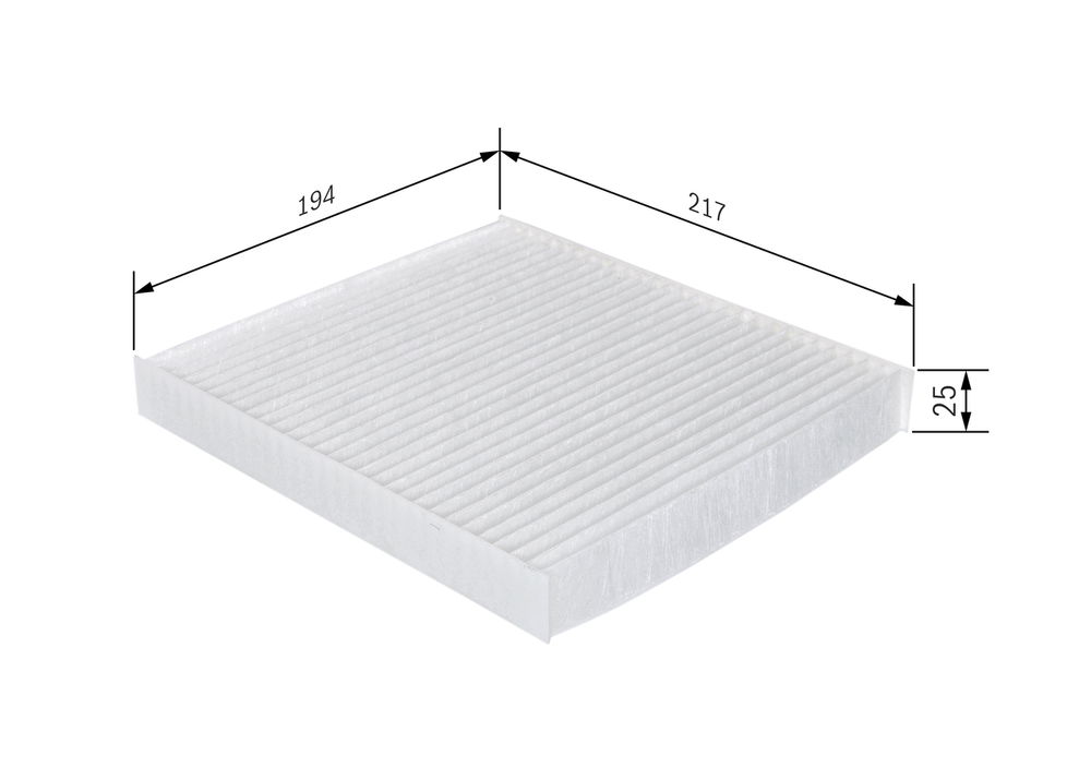 Filter, Innenraumluft Bosch 1 987 432 273