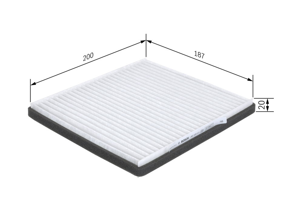 Filter, Innenraumluft Bosch 1 987 435 013