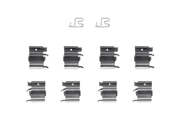 Zubehörsatz, Scheibenbremsbelag Vorderachse Bosch 1 987 474 381