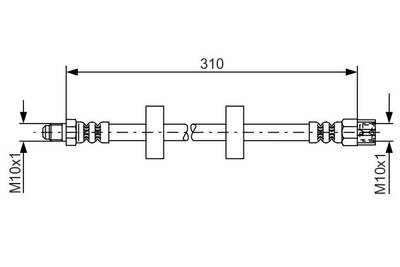 Bremsschlauch Bosch 1 987 476 217