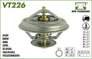 Thermostat, Kühlmittel MTE-Thomson VT226.87