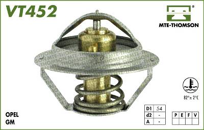 Thermostat, Kühlmittel MTE-Thomson VT452.82