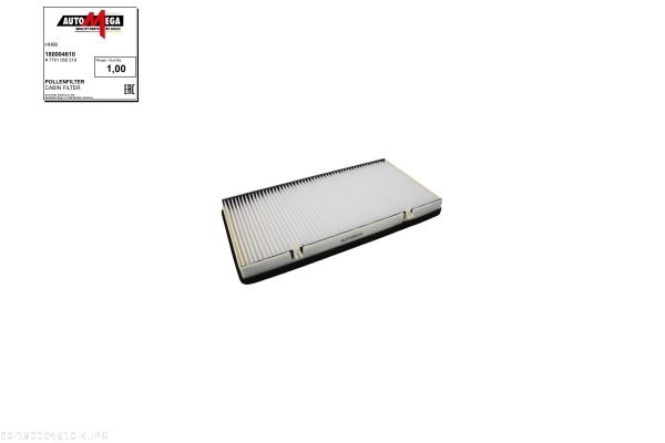 Filter, Innenraumluft Automega 180004610