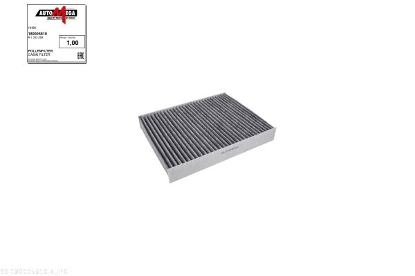Filter, Innenraumluft Automega 180005610