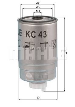 Kraftstofffilter Knecht KC 43