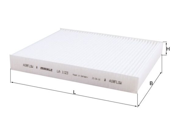 Filter, Innenraumluft Knecht LA 1123