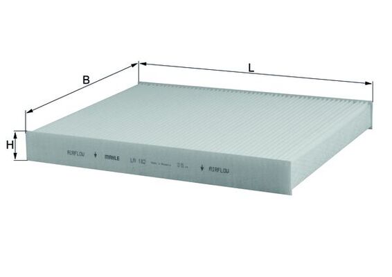 Filter, Innenraumluft Knecht LA 182