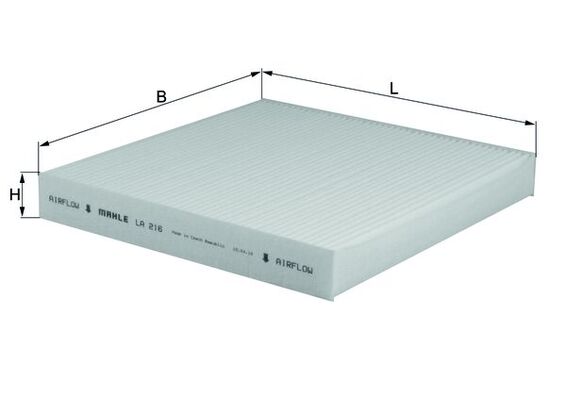 Filter, Innenraumluft Knecht LA 216