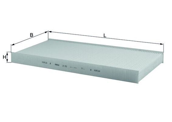 Filter, Innenraumluft Knecht LA 252