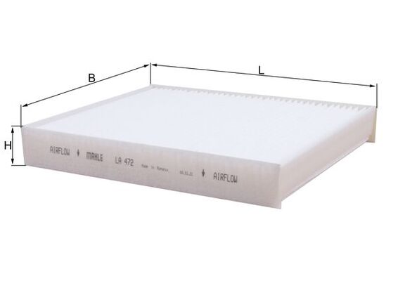 Filter, Innenraumluft Knecht LA 472