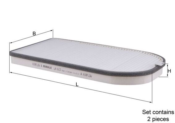 Filter, Innenraumluft Knecht LA 613/S