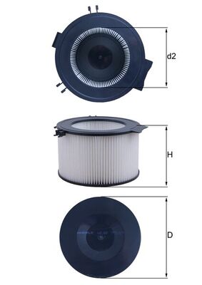 Filter, Innenraumluft Knecht LA 65