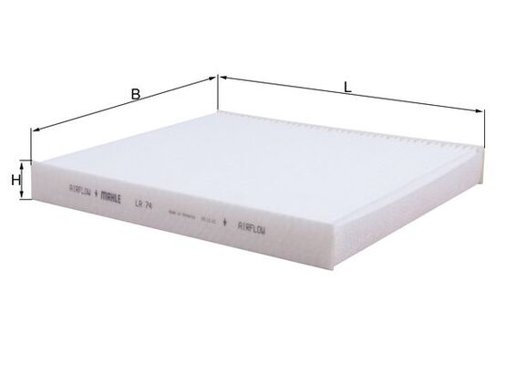 Filter, Innenraumluft Knecht LA 74