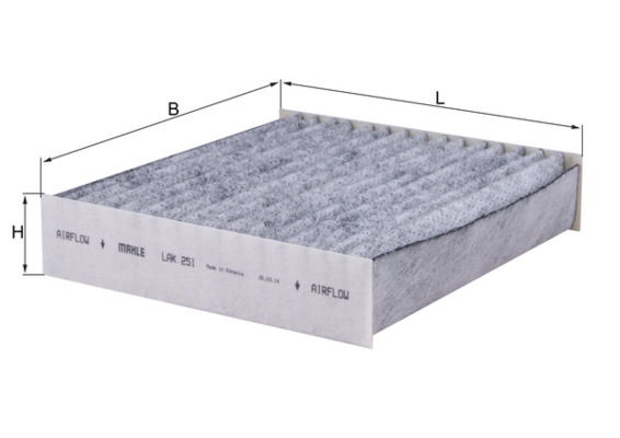 Filter, Innenraumluft Knecht LAK 251