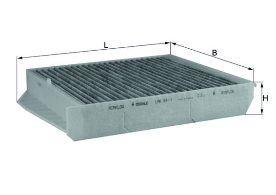 Filter, Innenraumluft Knecht LAK 54/1