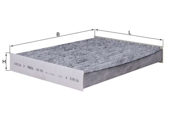 Filter, Innenraumluft Knecht LAK 891