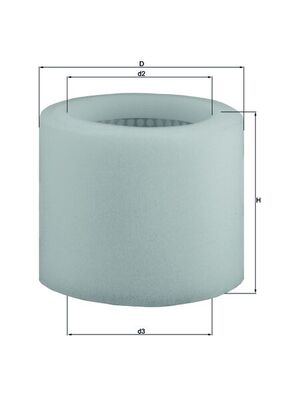 Luftfilter Knecht LX 123