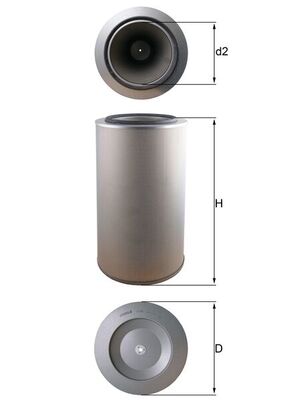 Luftfilter Knecht LX 1255