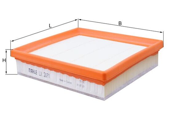 Knecht Luftfilter  LX 2871