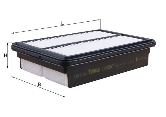 Knecht Luftfilter  LX 4567