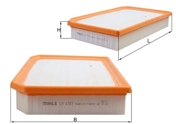Knecht Luftfilter  LX 4783