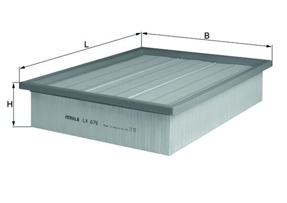 Luftfilter Knecht LX 678