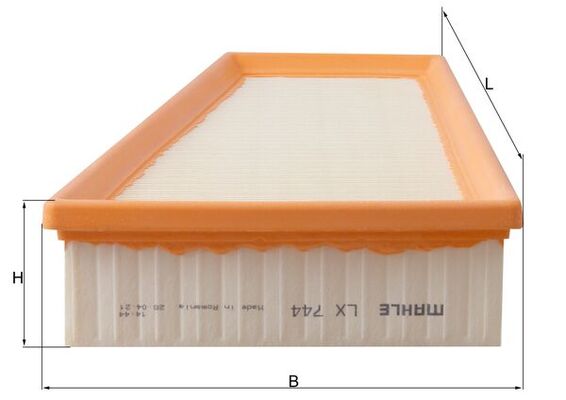 Luftfilter Knecht LX 744