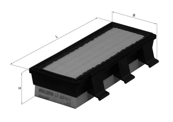 Luftfilter Knecht LX 824