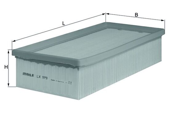 Luftfilter Knecht LX 979