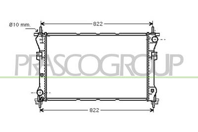 Kühler, Motorkühlung Prasco FD910R001